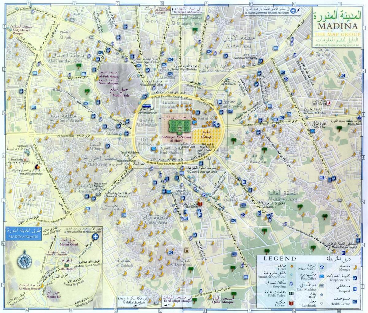 mapa de madina munawara Aràbia Saudita