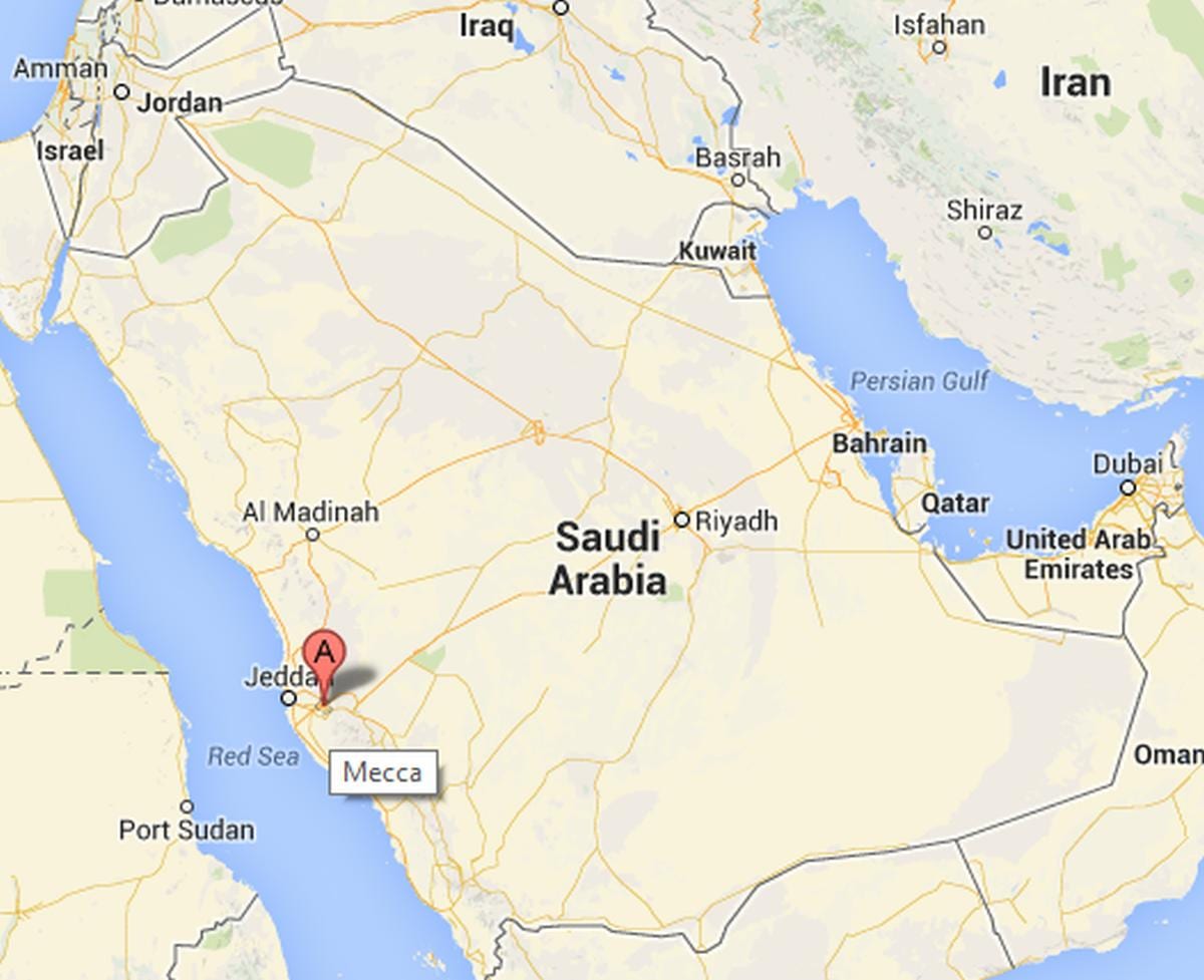 Mapa de makkah Aràbia Saudita
