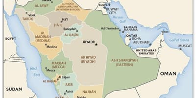 Qassim Aràbia Saudita mapa