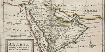 Mapa de l'antiga Aràbia Saudita