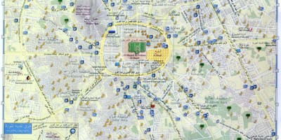 Mapa de madina munawara Aràbia Saudita